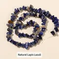 Natuurlijke blauwe sodaliet kristal chip kraal streng voor doe-het-zelf sieraden - Natuurlijke Sodaliet Split / 5-8mm ca. 122 stuks, lengte ca. 40cm per streng / Blauw en Wit
