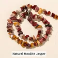 Natuurlijke mookaiet jaspis splitkralen voor doe-het-zelf sieraden - Natuurlijke Mookaiet Jaspis Split / 5-8mm ca. 122 stuks, lengte ca. 40cm per streng / Meerkleurig