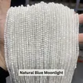 Natuurlijke 2 mm blauwe maansteen kleine ronde kralen voor DIY-sieradenaccessoires - Natuurlijke Blauwe Maansteen / 3mm (ongeveer 108 kralen)