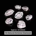 Premium 10-20mm φυσικές 5A Herkimer διαμάντι ακανόνιστες πολύπλευρες χάντρες - Πολύπλευρη Ακανόνιστη Χάντρα / Διαμάντι Herkimer