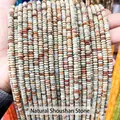 Natural Shoushan stone abacus beads for DIY jewelry making and bracelet accessories - Abacus Beads / Approx 4x2mm 145 Pieces/Pack / Natural Shoushan Stone Abacus Beads