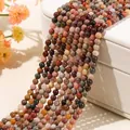 2mm gemengde kleur natuurlijke kristal en agaat ronde kralen voor DIY sieraden maken - Natuurlijke Alashan Steen / 2mm (Ca. 180 Kralen)