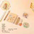 Detalle del lindo juego de papelería Capybara con bolígrafo, cuaderno y pegatinas - Bolsa de Regalo Carpincho (Estilo A) / 88g