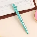 High-quality metallic green bolt-action erasable gel pen with 0.5mm precision tip - 0.5 Erasable Crystal Blue / Green Appearance