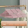 Cherry blossom pink non-slip seamless clothes hangers for drying and storage, 40.5cm width - Nordic Pink [Standard 40g]