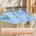 High-quality thickened non-slip light blue hangers for seamless and mark-free clothes drying - Blue [bold style 55g]