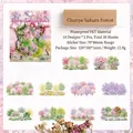 Wasserdichte PET-Aufkleber mit Frühlings-Sakura-Wald-Designs für das Journaling - 20er Pack / Frühlingskirschhain