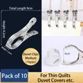 Durable stainless steel windproof quilt clips with 9cm total length dimensions - Medium Quilt Clip / 10 Pieces Pack