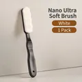 Professional nano technology ultra-soft shoe cleaning brush in classic white color variant - 1PC / White