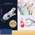 20pcs stainless steel clothespins for laundry and snack sealing, 5.5cm length - Small Quilt Clip / 20 Pieces Set