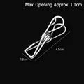 20-pack durable stainless steel clothes pins, 4.5cm length for hanging socks and snacks - Cable Clip / 20 Pieces Set
