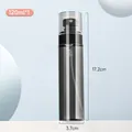 Flacon vaporisateur de voyage transparent gris foncé 120ml pour lotion de soin et brume - Pack de 120ml / Gris Froid