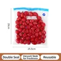 Reusable food-grade textured vacuum sealer bag for kitchen storage, 28x25.5cm dimension - 26*28cm