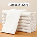Professional large white absorbent kitchen cleaning towels, soft lint-free size 27x30cm - Thickened Large (27*30cm)