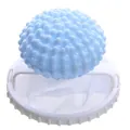 Blue floating hair filter net for washing machine laundry ball lint collector - Spike Ball Style / Blue