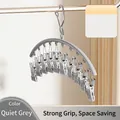 Multi-clip laundry drying rack for socks and underwear in a modern tranquil grey finish - 1 Piece / Quiet Grey