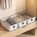 3-piece black and white underwear storage box set for closet organization - 3-Piece Combo (Bra + Panty + Socks) / Combo Set (With Aroma) / Transparent Black (Lidded 3-Piece Combo)