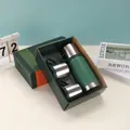 Σετ θερμός από ανοξείδωτο χάλυβα 304 σε πράσινο χρώμα με δύο κούπες σε κουτί δώρου - Σετ Δώρου (1 Μπουκάλι & 2 Ποτήρια) / 600ml / Πράσινο