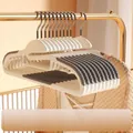 Tranquil grey non-slip seamless clothes hanger with neck and shoulder protection design - Neck Protection Style / Gray