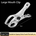 Large stainless steel windproof clothes peg clip for drying heavy laundry and quilts - Standard Large Open Clip / 1 Piece