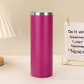 Pinkfarbener 20oz Edelstahl-Vakuum-Isolierbecher mit dekorativen Wohnaccessoires - 20oz / Fuchsie
