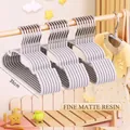 Light gray matte resin hangers for older children aged 8-15 years old - Big Kids Style (8-16 Years Old) / 10 Pieces/Pack (35cm) / Light Gray