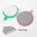 Double-sided dishwashing sponge for kitchen cleaning with 1.5cm thickness pink - Regular Fit / 5 Pieces / Random Color