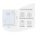 Large 60x80cm vacuum compression storage bag for organizing clothes and thick quilts - L / Large 60x80cm