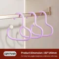 Durable light purple multi-functional dopamine hooks for organizing hats and bags - 1 Piece / Purple