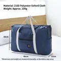 Large capacity navy blue travel storage bag made of 210D polyester oxford cloth - 46x30x13cm / Navy Blue