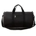 Black waterproof multifunctional gym travel duffel bag with shoulder strap - 50x28x28cm / Black