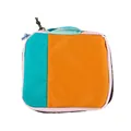 Colorful nylon waterproof cosmetic bag with vibrant dopamine color-blocking design - S