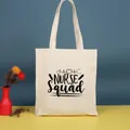 Bolsa de tela resistente con estampado 'NURSE Squad' para compras diarias - 35*39cm / Nurse-40