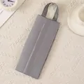 Portable gray waterproof travel organizer bag with handle for lingerie and toiletries - Thin / Gray