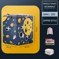 Small foldable storage bag with astronaut print for clothes and quilts - 45x36x45cm - 100L / Astronaut