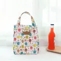 Portable insulated lunch bag with cute bear patterns and thick aluminum lining - Cute Bear