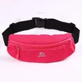 Sport-Gürteltasche in Pink mit verstellbarem schwarzen Gurt und robustem Verschluss - Rot