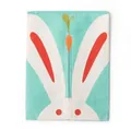 Cute cartoon rabbit fabric tissue box cover made of linen-like material for home decor - Rabbit