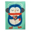 Cute penguin cartoon cloth tissue box cover with colorful heart design - Penguin