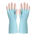 Guanti da cucina in lattice blu e rosa impermeabili per lavare i piatti taglia M - Taglia S / Blu