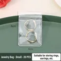 Pequeña bolsa 4x6cm antioxidante para joyas, anillos y pendientes, juego de 20 piezas - 4x6cm (20 Piezas/Paquete)