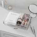 Grande boîte cosmétique en acrylique transparent avec dimensions 30,5x20x6cm - 30x20x6cm / L