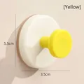 Gancho de ventosa de dopamina amarillo para el montaje en pared de baño y cocina - 1 Pieza / Amarillo
