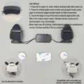 Electric gravity sensing motor kit for animatronic cat ears, helmet mounting accessory - Helmet Induction Motor Kit (Without Ears)