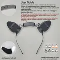Electric gravity-sensing robotic animal ears headband with various removable covers - Headband Induction Motor Kit (Without Ears)