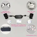 Orejas de gato eléctricas con sensor de gravedad para decoración de casco y cosplay - Helmet Version Body Sensing Motor Component / Black Motor
