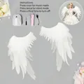 Electric white angel wings for cosplay with controller and USB cable - Electric Angel Wings / White