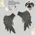 Electric black devil wings set for cosplay with accessories and instructions - Electric Devil Wings / Black