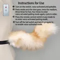 Cola de zorro eléctrica con control remoto para cosplay, accesorio de peluche sonoro - Versión de Sonido/Control Remoto / Talla única / Cola de Zorro Blanco Camello