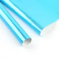 Sparkling metallic blue glitter wrapping paper for gifts and flowers - Light Blue / 70*50cm